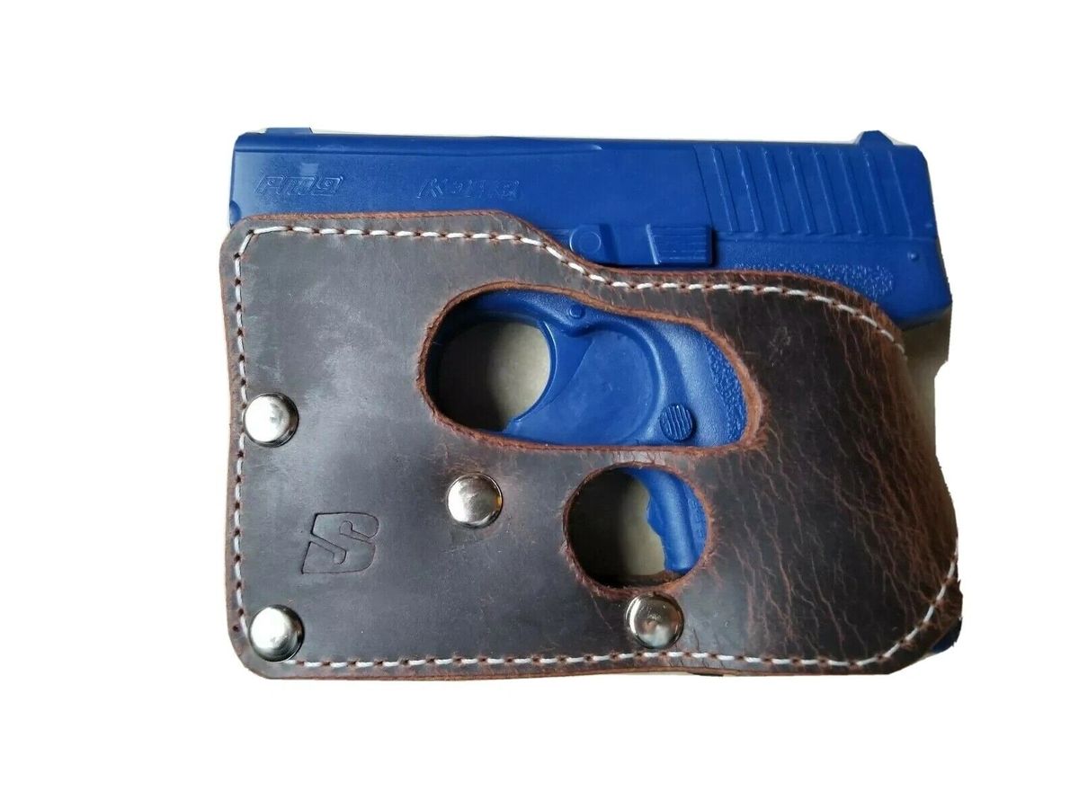 Shoot Through Pocket Holster For Kahr PM9 / CM9 with Crimson Trace